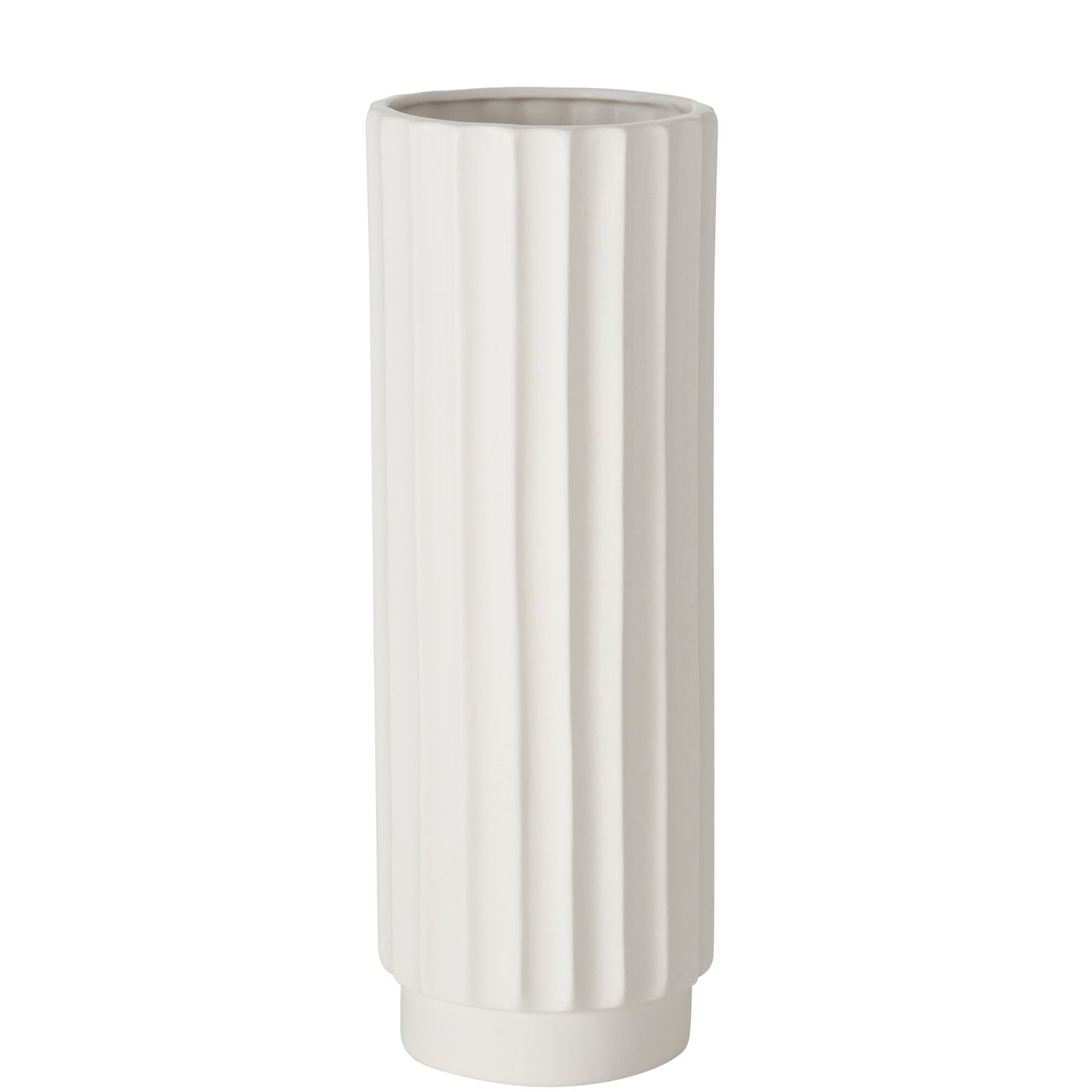 Vase Vertical Harmony in Weiß