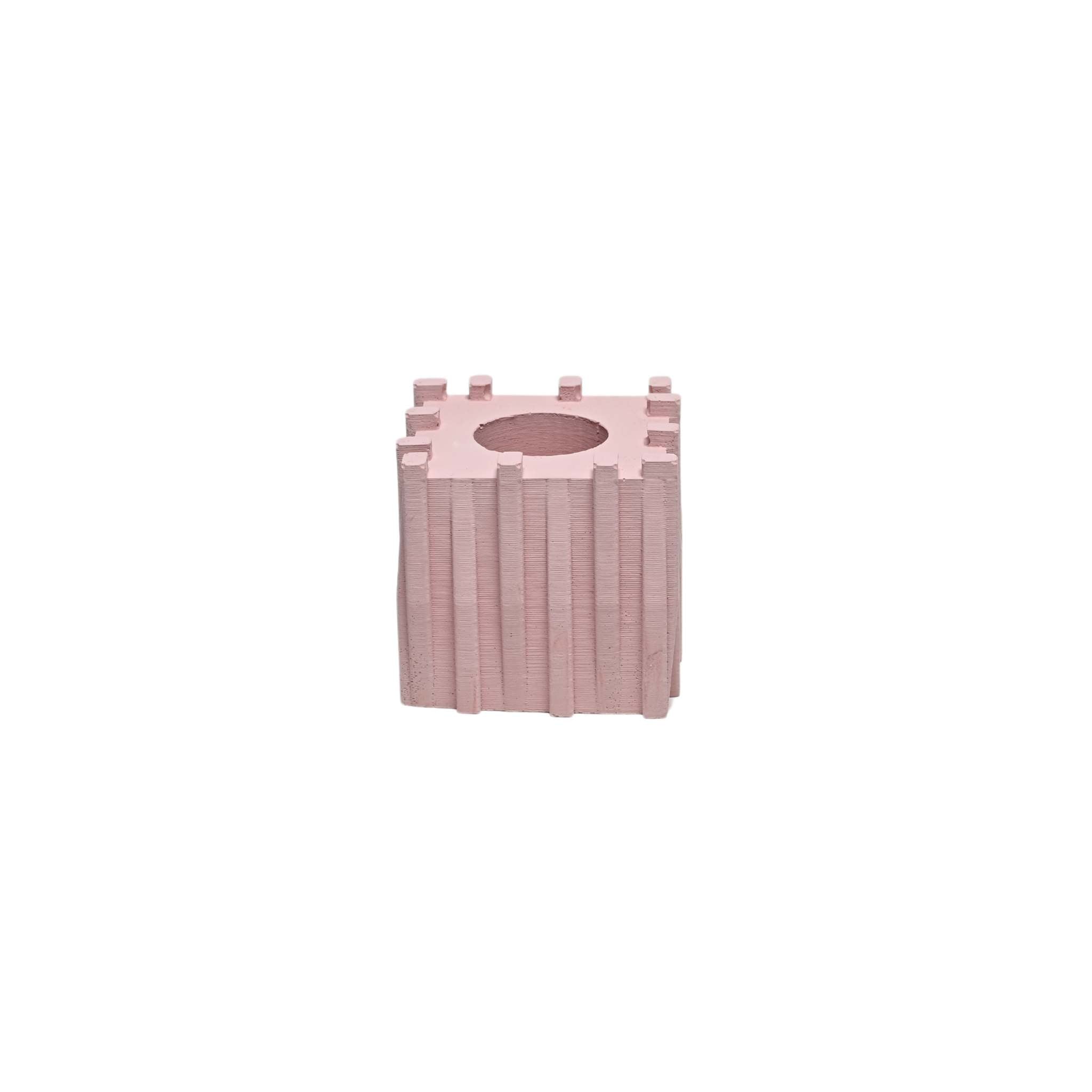 Kerzenhalter Stem - Small in Pastell Rosa